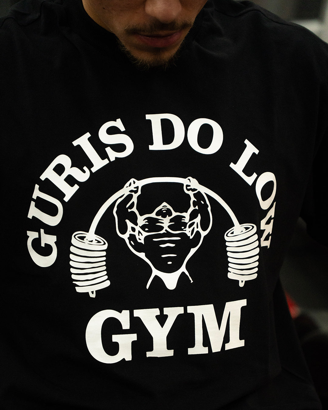 Camiseta Oversized - Guris Gym Preta