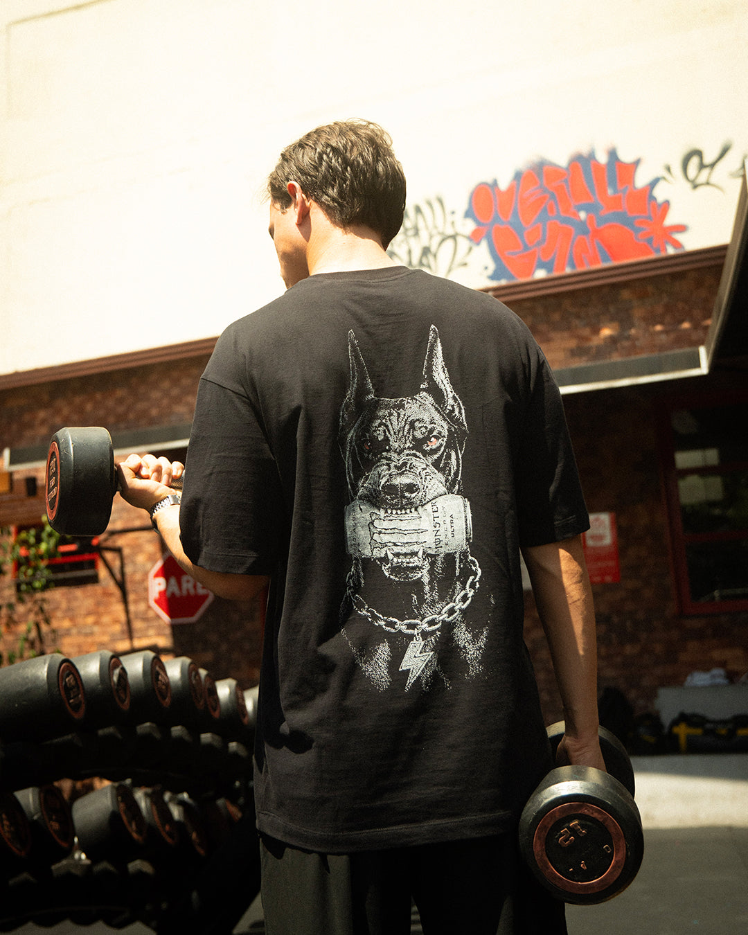 Camiseta Oversized - Monster Dobermann