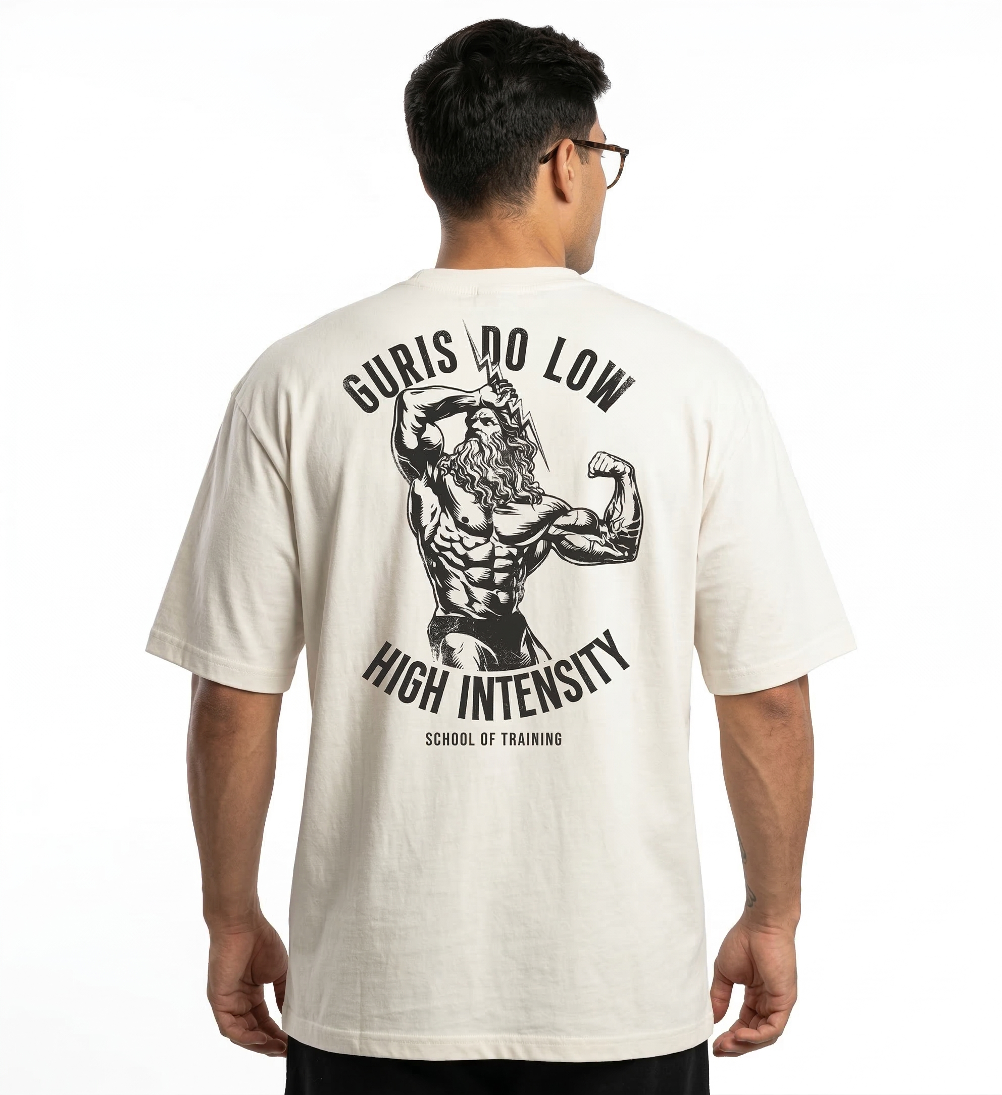 Camiseta Oversized - GURIS DO LOW (Off-White)