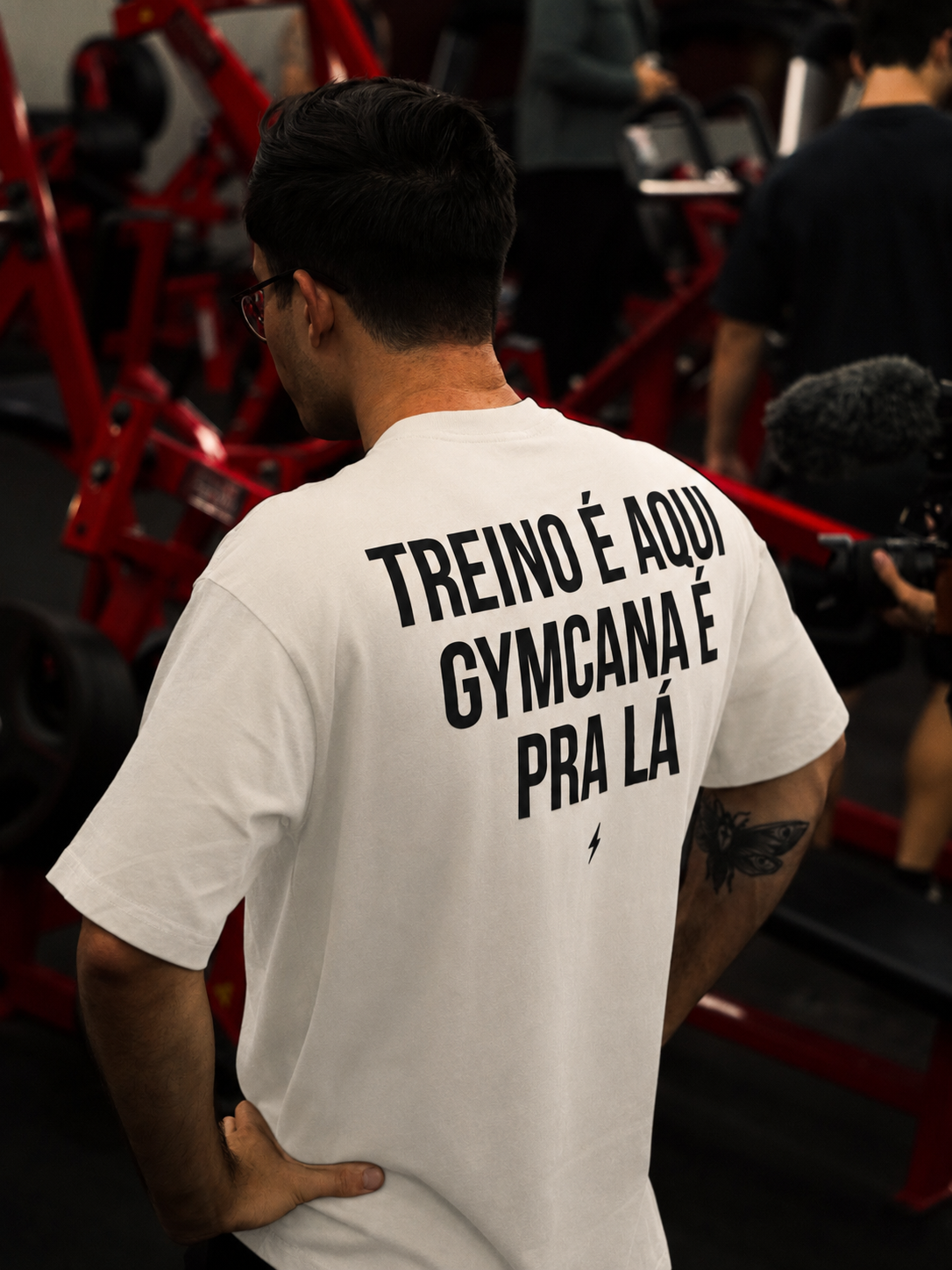 Camiseta Oversized - Gymcana (Offwhite)